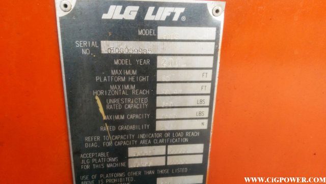 18JL04- Xe nâng dạng ống lồng JLG 600S